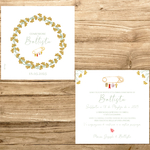 présentation fp communion couronne immortelle + épingle porte bonheur