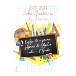 carte A5 rentrée petite section tableau fond jaune carlu-antò