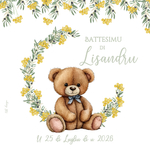 FP bapteme nounours couronne olivier immortelle recto