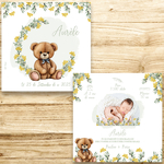 présentation FP naissance nounours couronne olivier immortelle