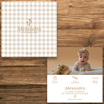 présentation FP naissance vichy beige + immortelle