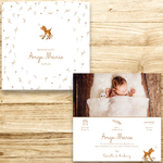 présentation FP naissance petite biche fond fleurs sauvages