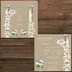 présentation FP mariage colonnes fleurs blanches hortensias roses gypso capucino