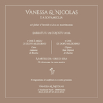 FP mariage initiales pantone taupe verso