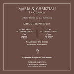 FP mariage initiales pantone cappuccino verso