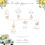 FP mariage Couronne citron immortelle olivier + voiture verso