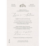 FP mariage domaine cyprès monochrome vert foncé 12,5x17,8 verso