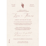 FP mariage vignes monochrome bordeau 12,5x17,8 verso