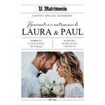 affiche A3 bienvenue mariage journal le monde