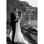 FP remerciement mariage photo couple mariés 12,5x17,8 recto