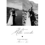 FP remerciement mariage photo couple mariés 12,5x17,8 verso