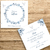 présentation FP bapteme couronne fleurs toutes bleues