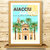 présentation affiche ajaccio cathédrale palmiers