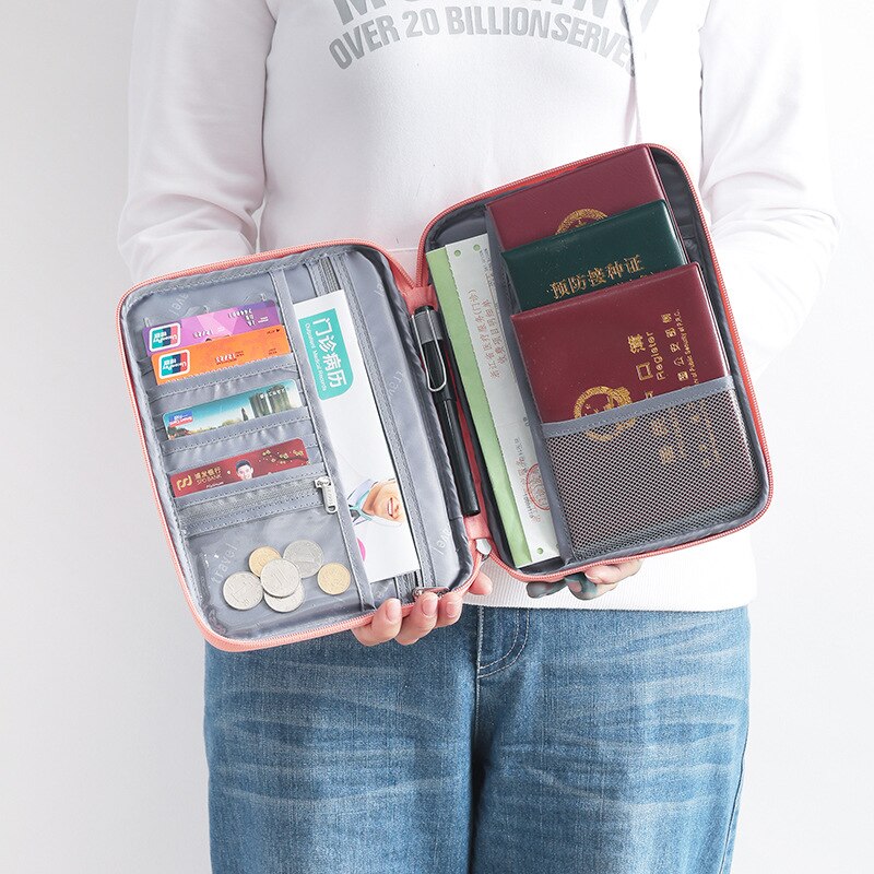 Couverture-de-passeport-de-voyage-porte-passeport-tanche-multifonctionnel-organisateur-de-documents-d-identit-accessoires-pour
