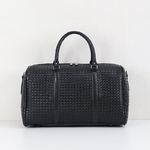 Sac-de-voyage-motif-tiss-en-cuir-PU-pour-hommes-et-femmes-sac-bandouli-re-de