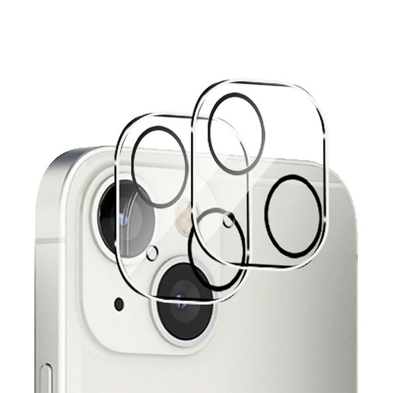 Film en verre trempé lentille caméra arrière contour noir iPhone 12 Mini