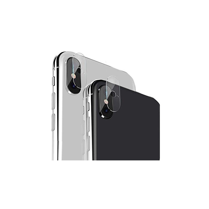 Film en verre trempé lentille caméra arrière iPhone X