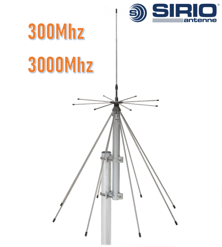 Antenne discone 300Mhz à 3000Mhz SIRIO SD3000N