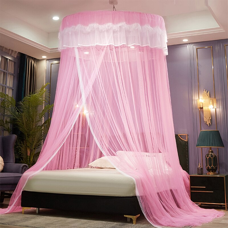 Adult Bed Canopy | Creamy Pink