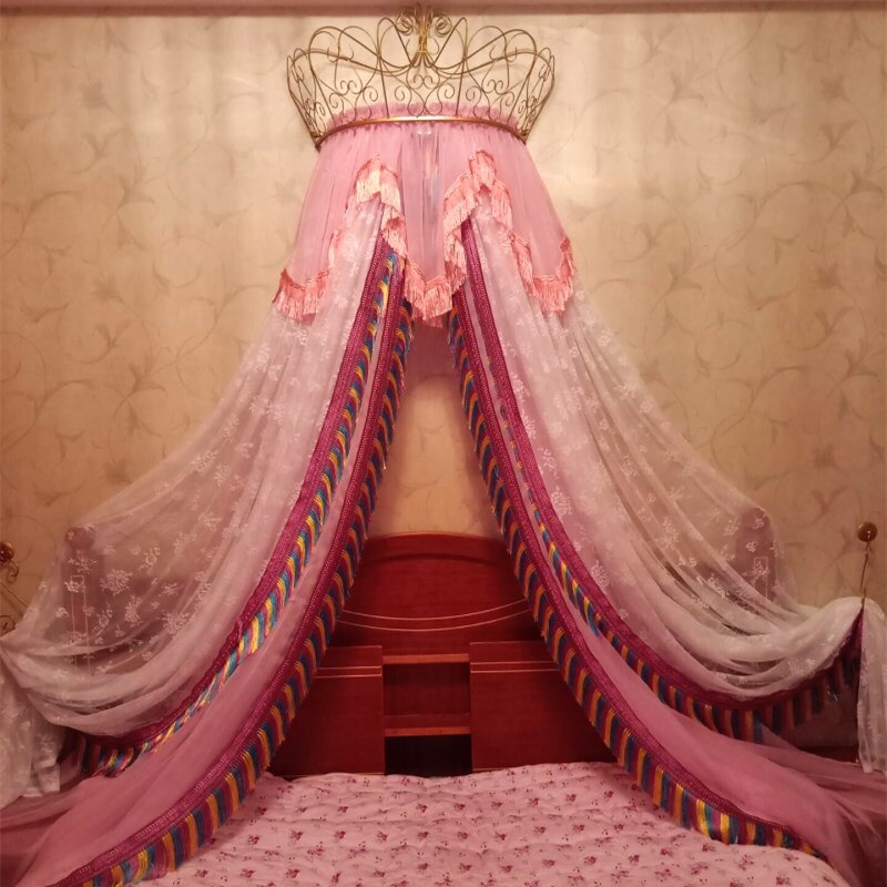 Crown Bed Canopy | Pink