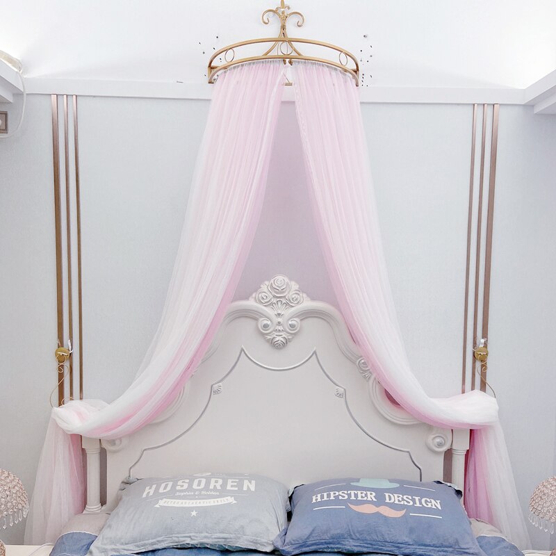 Crown Bed Canopy | Light Pink