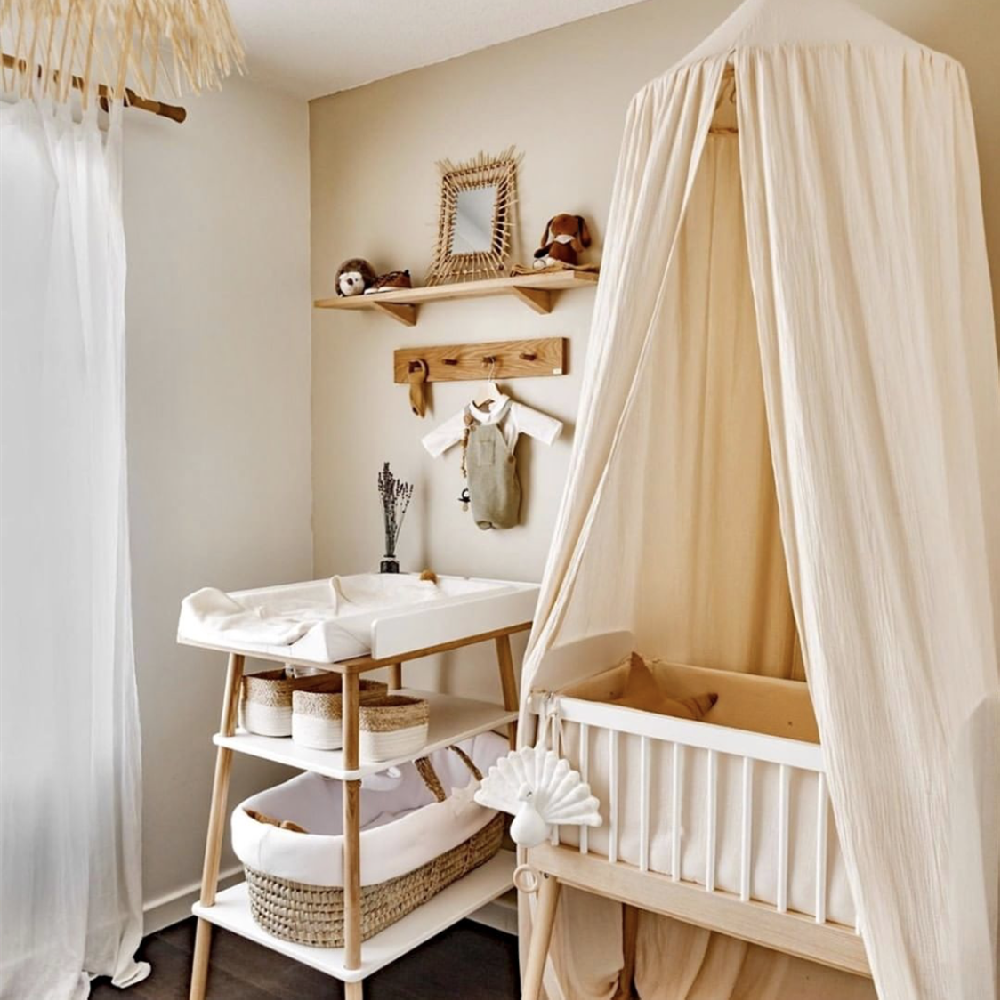 Baby Bed Canopy | Light Beige
