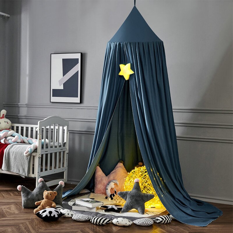 Baby Bed Canopy | Navy Blue