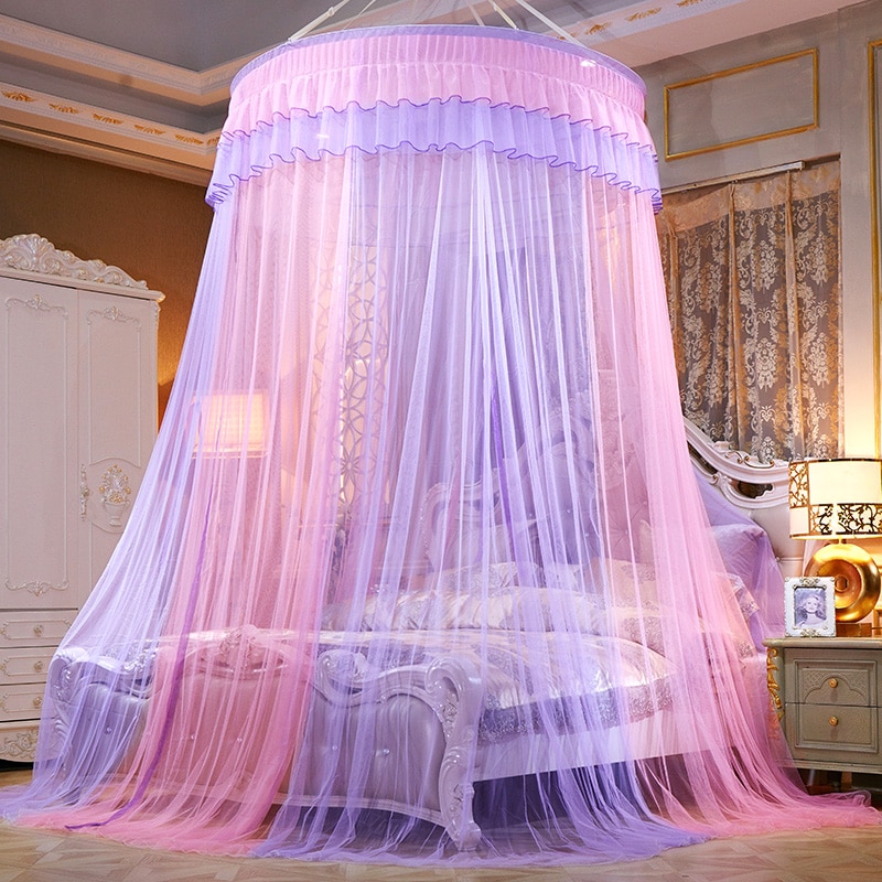 Adult Bed Canopy | Pink and Purple