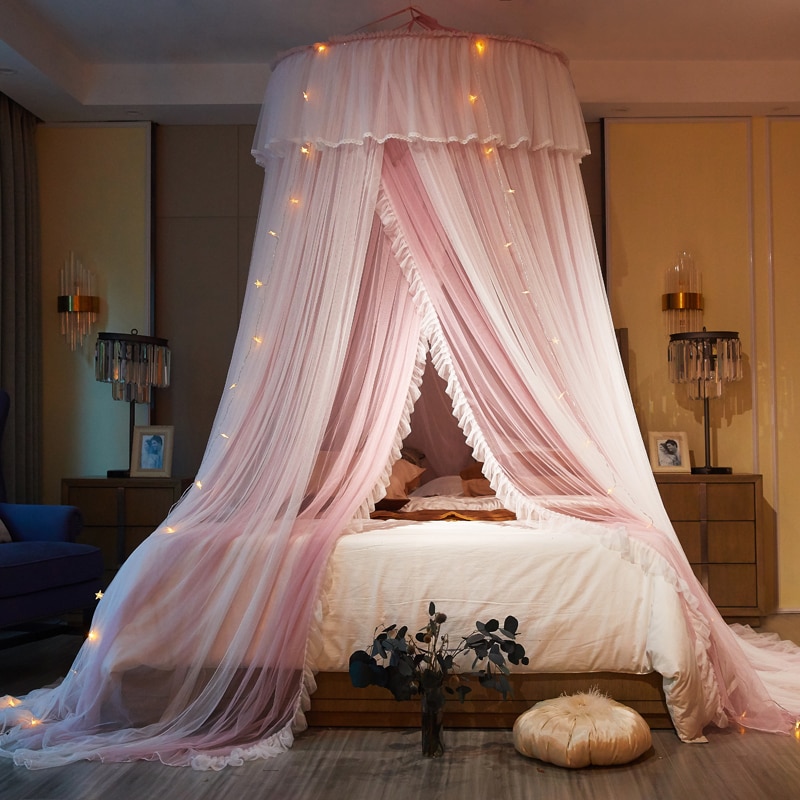 Adult Bed Canopy | Super Pink Cloud