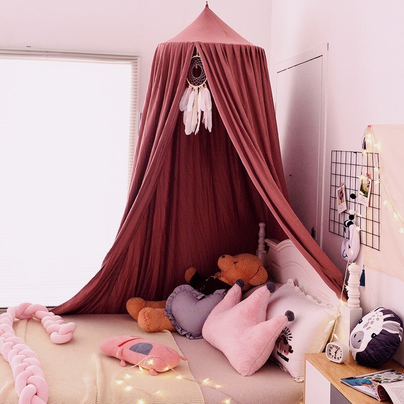 Baby Bed Canopy | Old Light Red