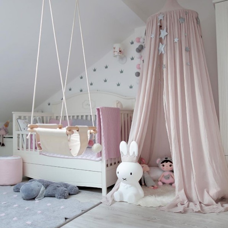 Baby Bed Canopy | Cloud Pink
