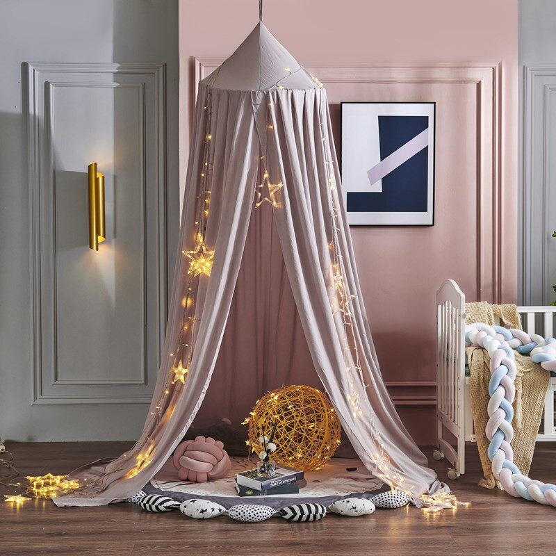 Baby Bed Canopy | Mauve Pink