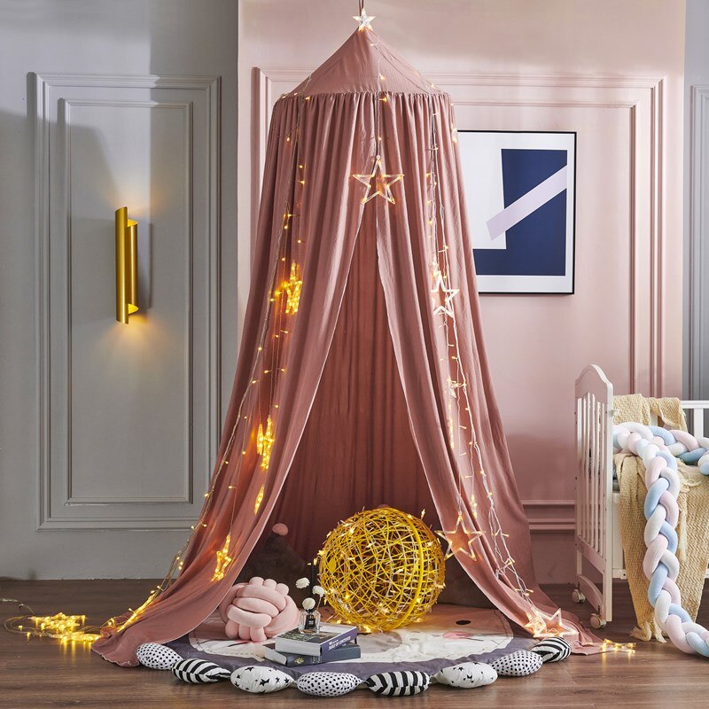 Baby Bed Canopy | Pastel Pink