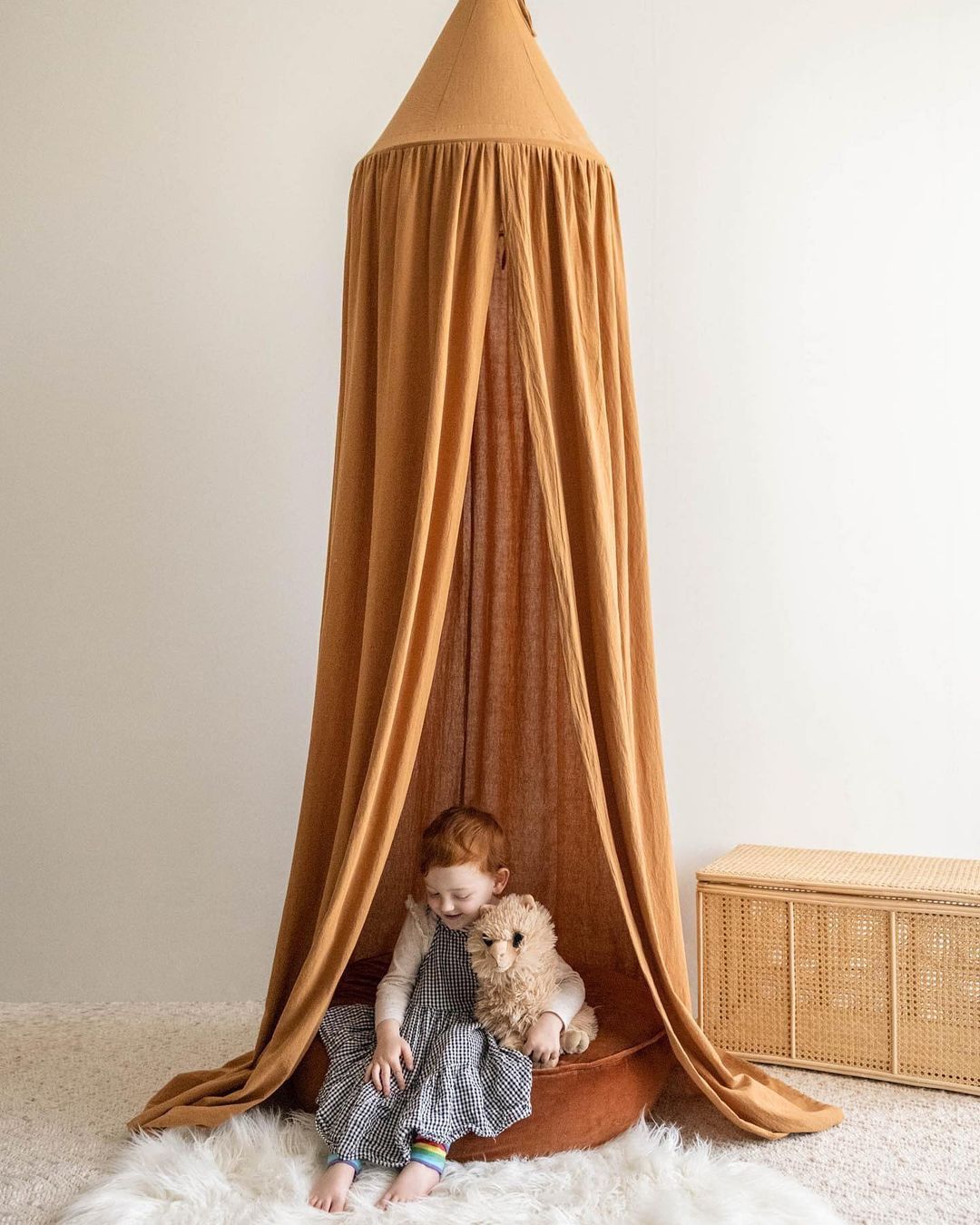 Baby Bed Canopy | Orange