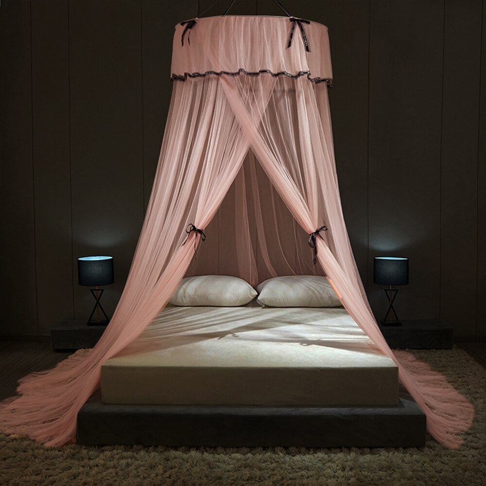 Adult Bed Canopy | Pink Lightweight Fabric