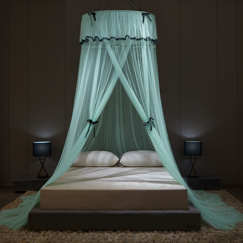 Adult Bed Canopy | Light Green Fabric