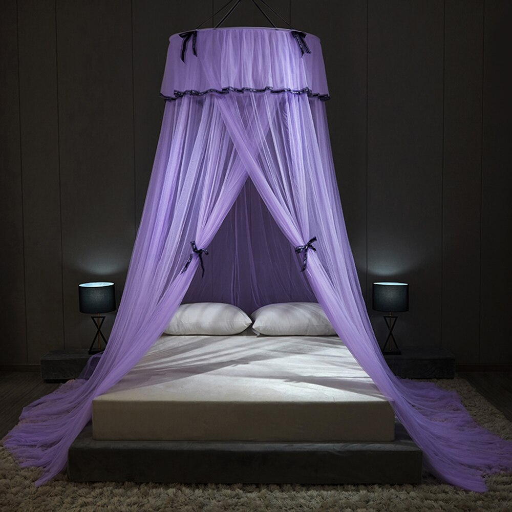 Adult Bed Canopy | Purple Lightweight Fabric