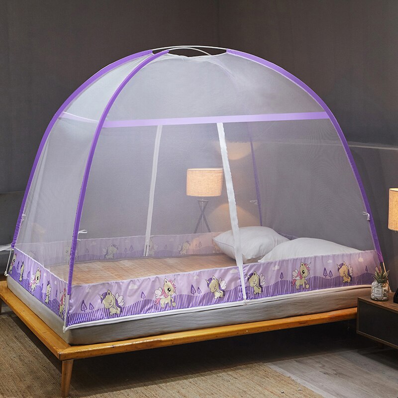 Bed Mosquito Net for Girls | Magic Pony Purple