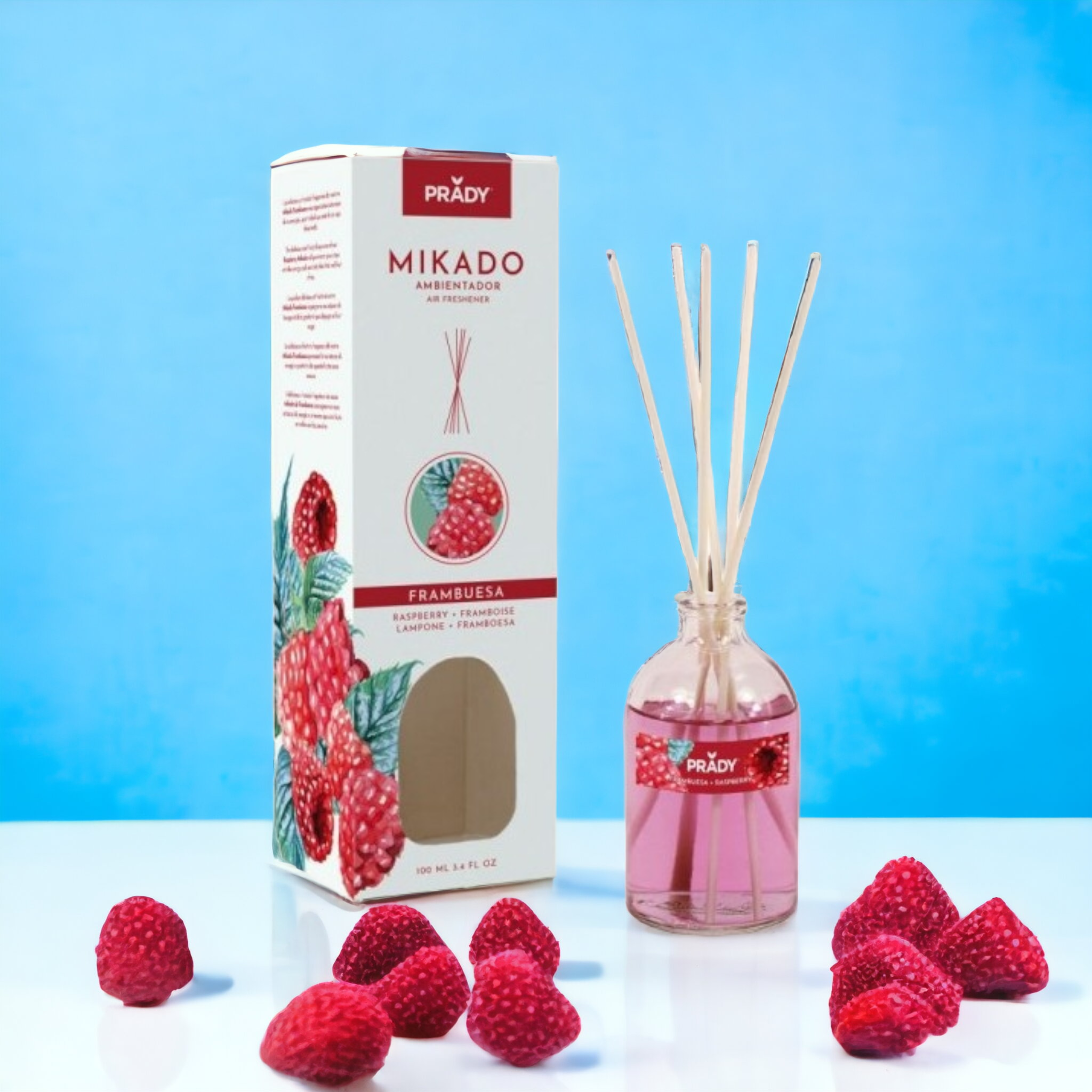 Parfum d'ambiance mikado « Fraise chantilly » – Prady – La