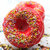 fraise  banane donut