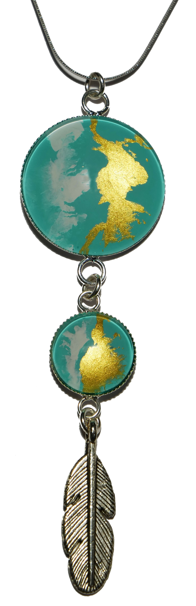plume turquoise