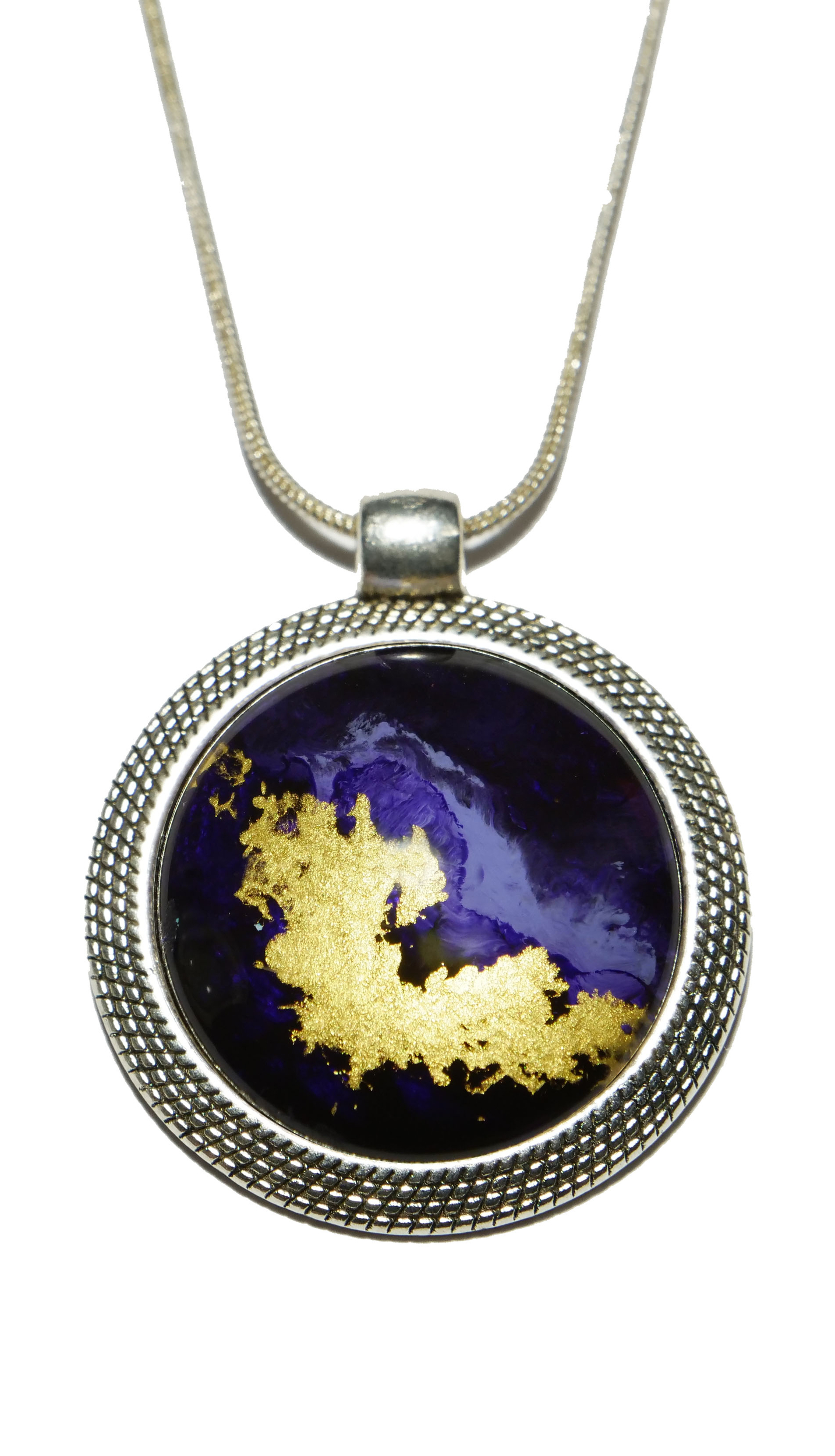 sautoir violet