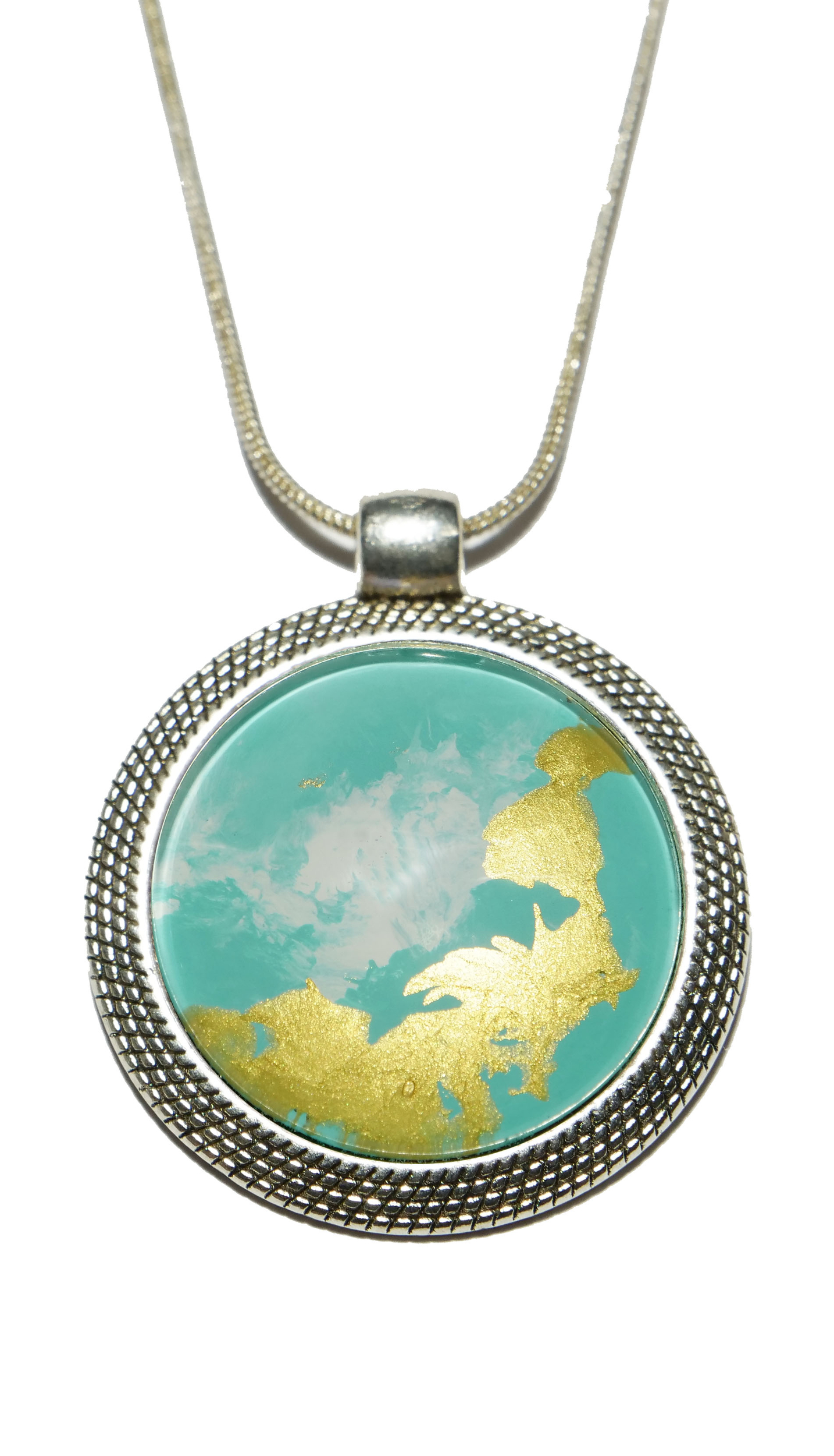 sautoir turquoise