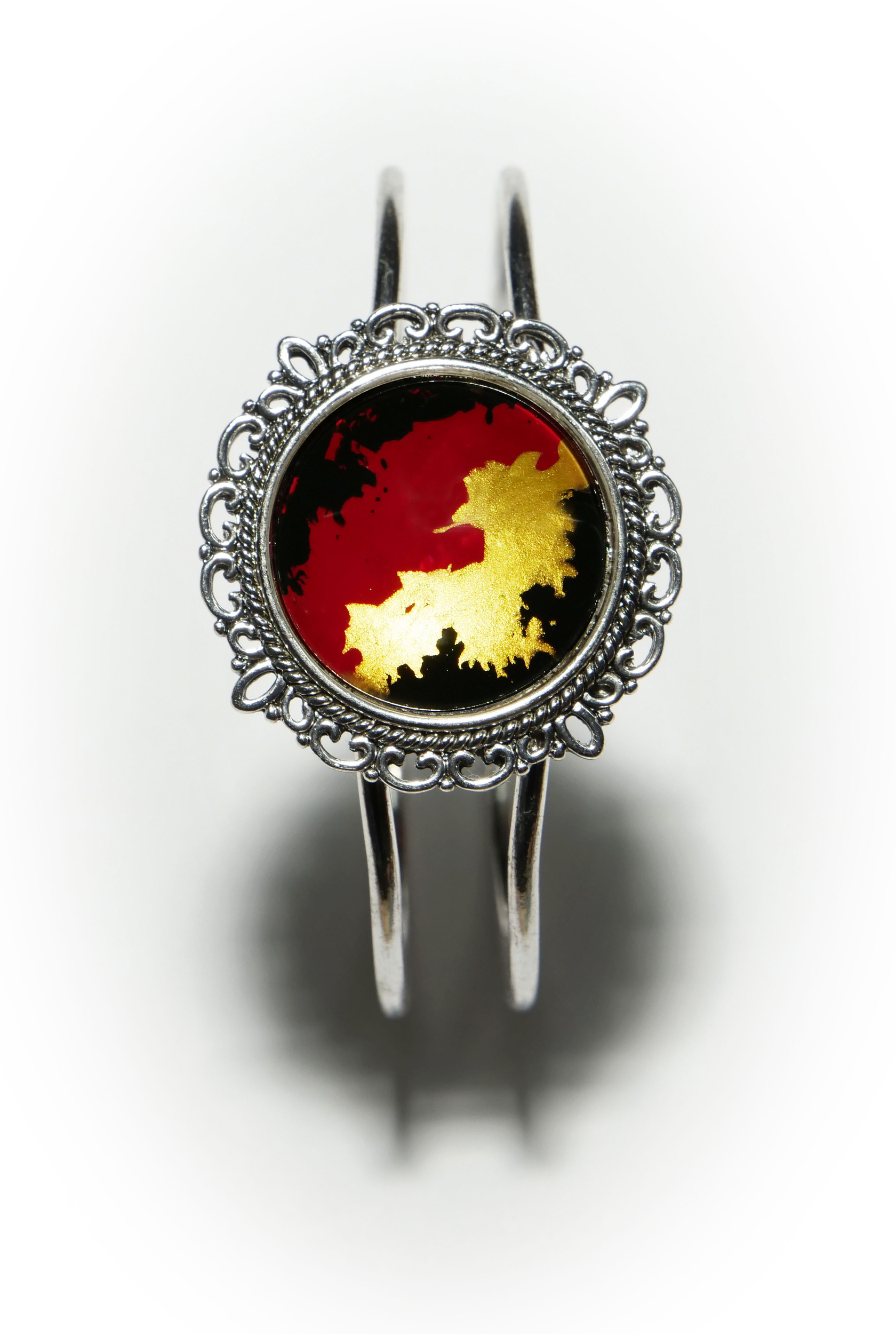Bracelet Fermoir rouge~violet