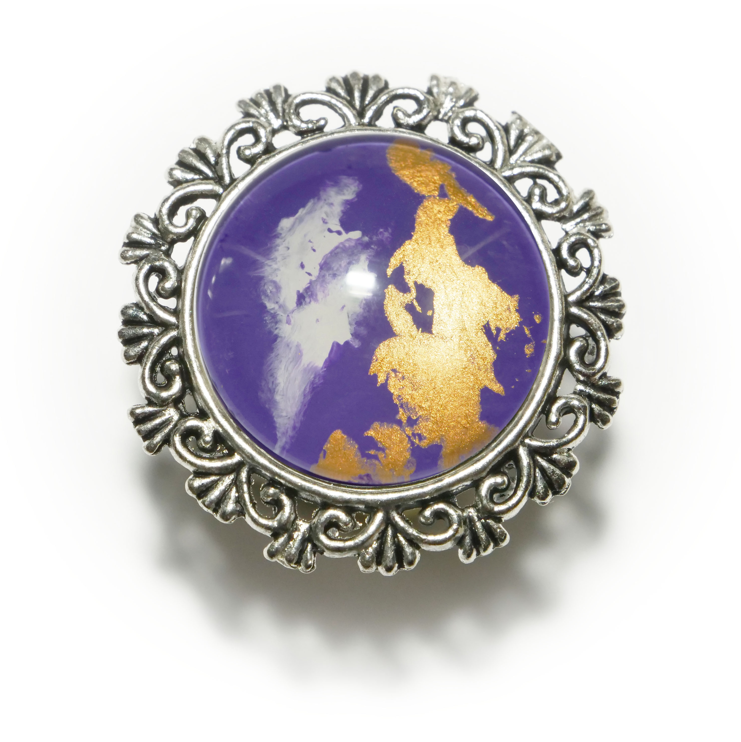 Bague fleur P