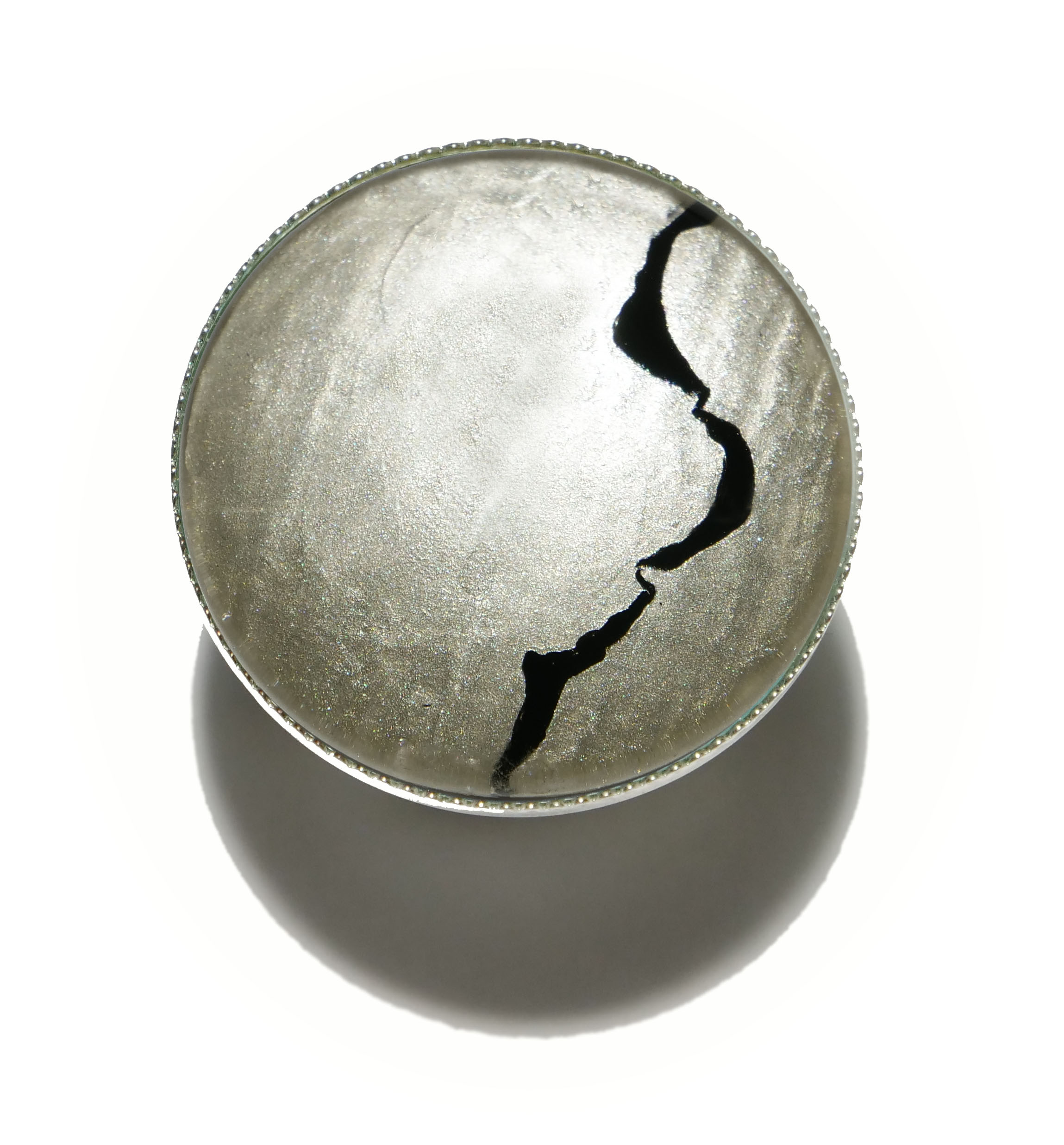 Bague Epurée Grande argent~cuivre