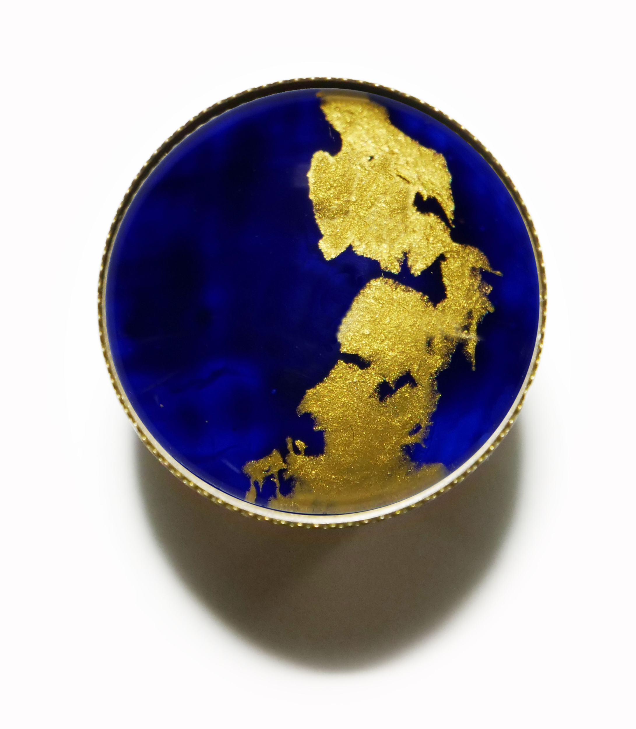 Bague Vintage bleu~vert