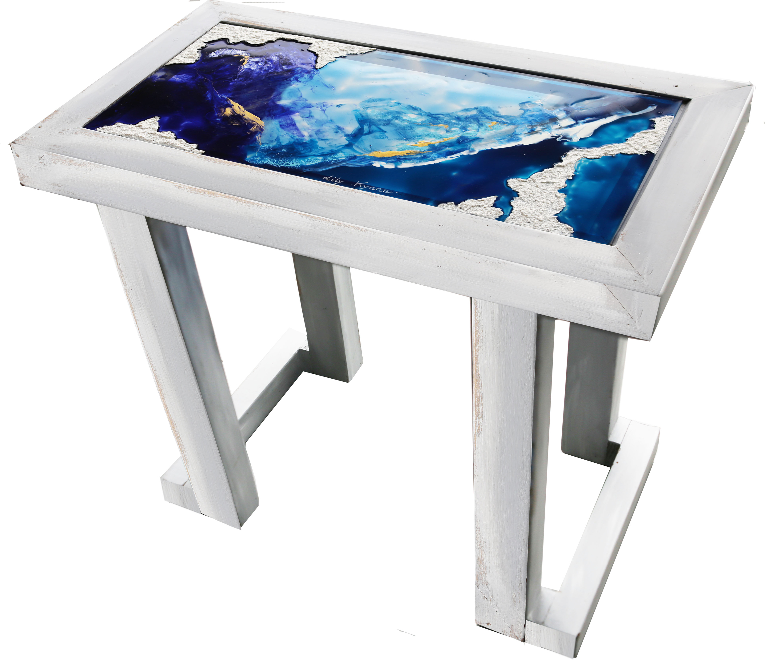 Table Basse Verre & Bois