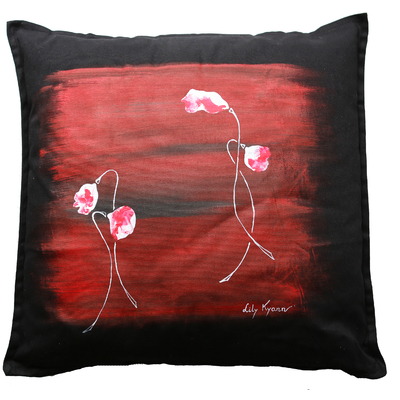 coussin rouge