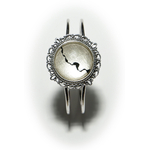 bracelet argent liseret